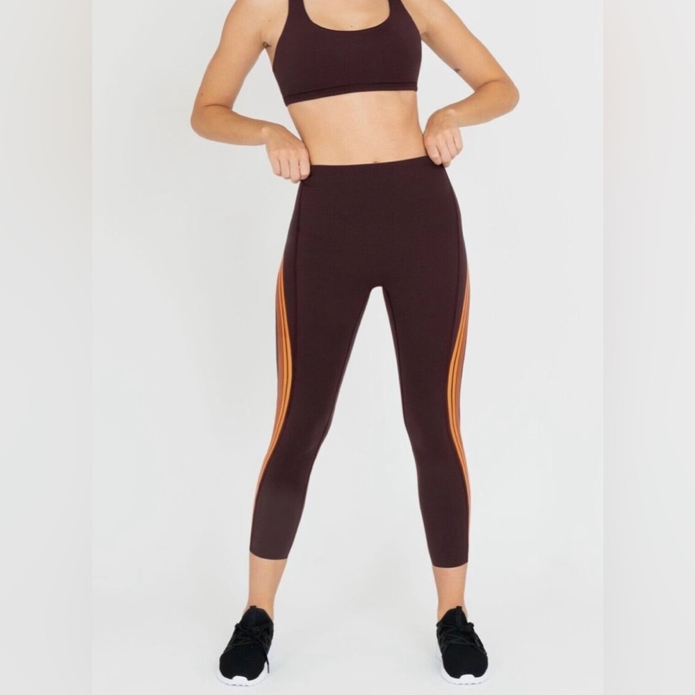 NEW SPANX Contour Stripe 7/8 Leggings size SMALL